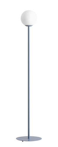 Sprawdź Lampa stojąca Aldex Pinne Dusty Blue metal szkło 162 cm 1080A16