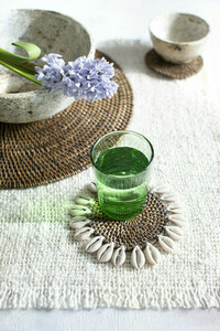 Colonial Placemat - Natural Brown small 4