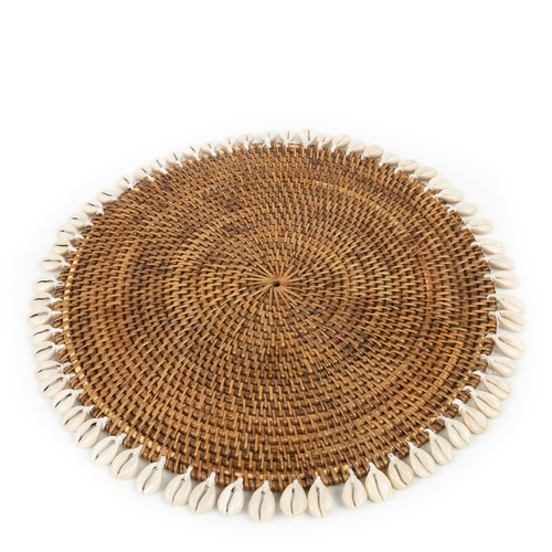 Sprawdź Colonial Shell Placemat - Natural Brown