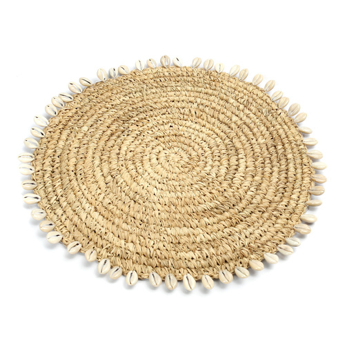 Sprawdź Raffia Shell Placemat - Natural