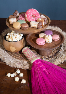 Talerz na ciasto Teak Root Cake  - L small 1