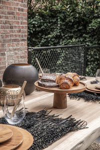 Talerz na ciasto Teak Root Cake  - L small 3