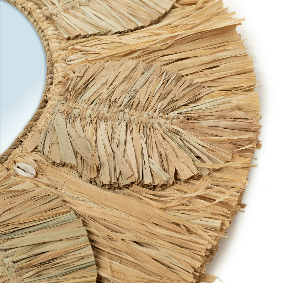 Wyświetl Palm Tree Mirror - Natural - M Palm Tree Mirror - Natural - M