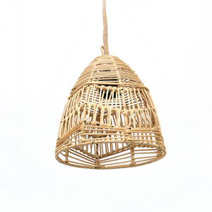 Lampa wisząca nad stół - The Bala S, E27, Rattan, styl skandynawski small 0