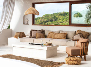 Pleciona lampa chmura - The Cloud M, E27, Rattan, boho small 10
