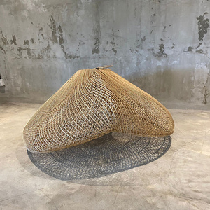 Lampa chmura pleciona - The Cloud XXL, E27, Rattan small 3