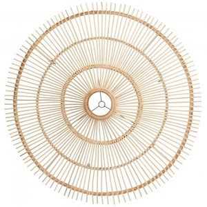 Lampa wisząca kapelusz - The Sky Pendant XXL, E27, Rattan, styl boho small 0