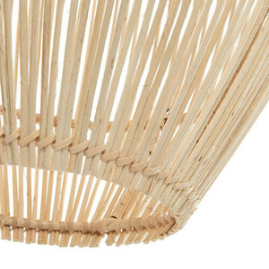 Lampa boho The Zuri L, E27, Rattan, oświetlenie salonu sufitowe small 4
