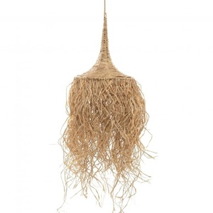 Lampa handmade wisząca - The Honolulu, E27, rattan, styl boho small 0