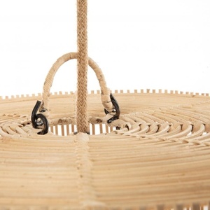 Lampa do kuchni - The Chacha M, E27, Rattan, lampa walec small 6