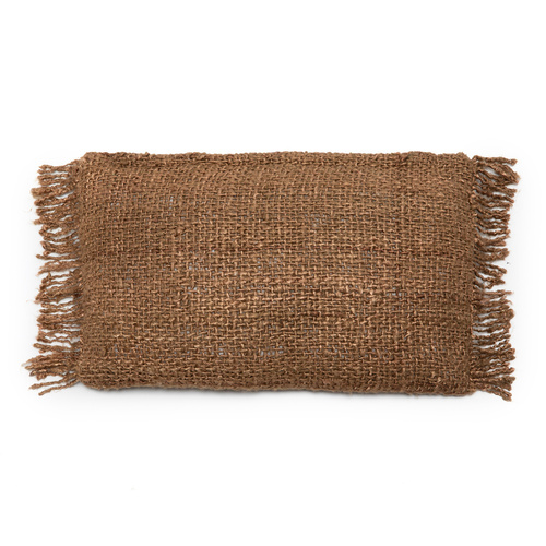 Sprawdź Poszewka na poduszkę BAZAR BIZAR Oh My Gee brązowa 30x50 cm bawełna