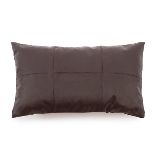 Sprawdź Six Panel Lear Cushion Cover - Chocolate - 30x50