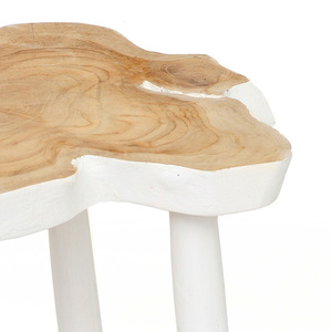 Organic Side Table - Natural White small 5
