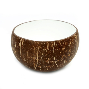 Miseczka kokosowa Coco BAZAR BIZAR, białe wnętrze, 13 cm small 0
