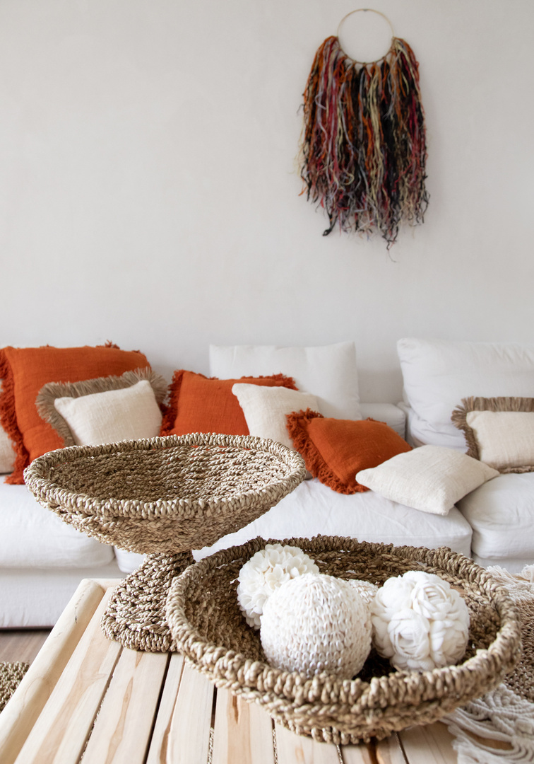 Wyświetl Saint Tropez Cushion Cover - Natural White - 40x40 Saint Tropez Cushion Cover - Natural White - 40x40