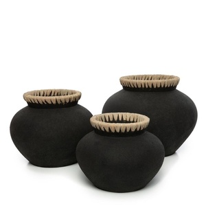 Styly Vase - Black Natural - S 2 Styly Vase - Black Natural - S small 2
