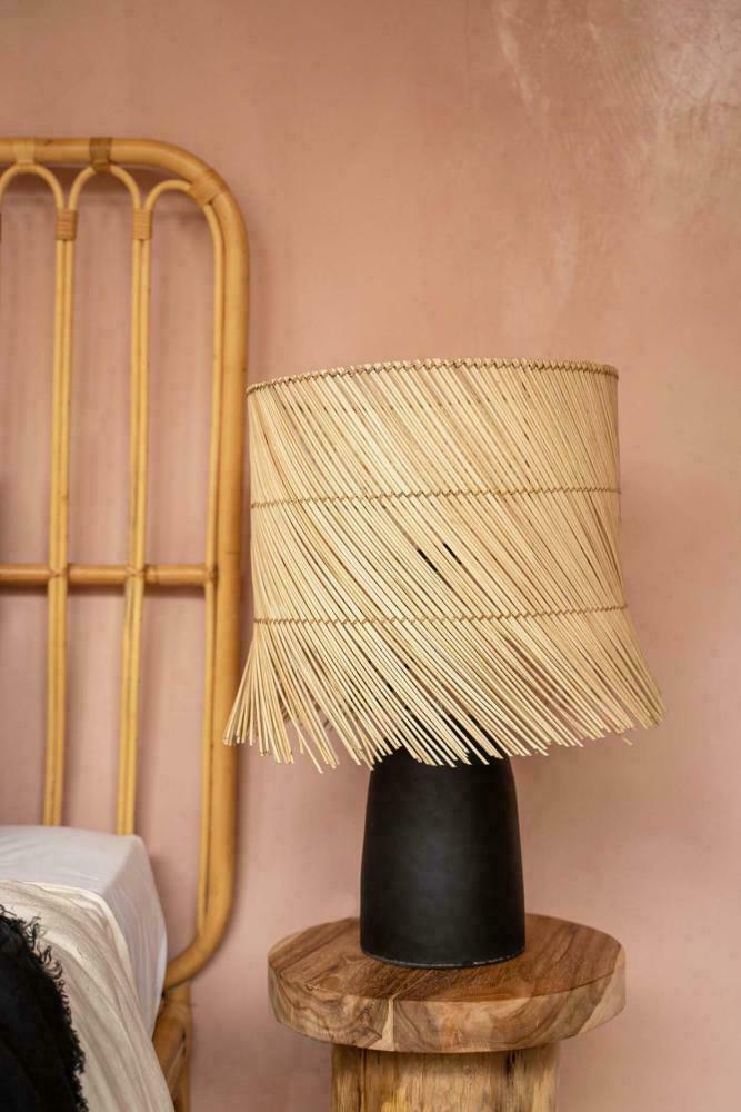 Obejrzyj Lampa stołowa - The Rattan Black, E27, boho Lampa stołowa - The Rattan Black, E27, boho