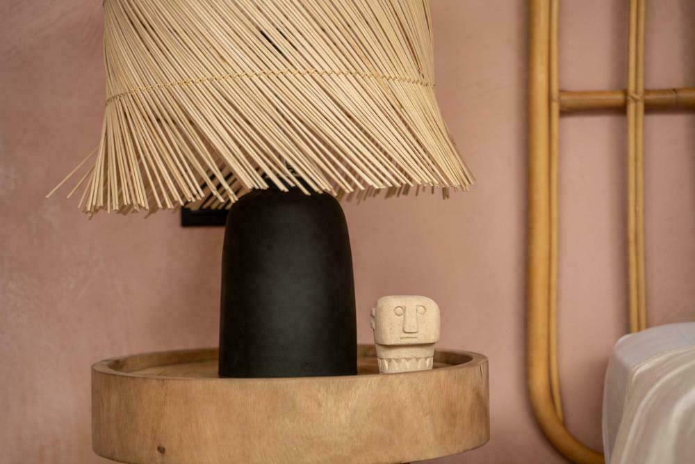 Wyświetl Lampa stołowa - The Rattan Black, E27, boho Lampa stołowa - The Rattan Black, E27, boho