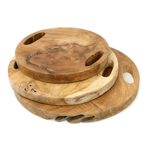 Deska do krojenia Teak Root Tray - Natural - S small 6