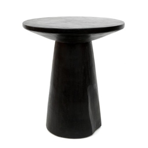 Timber Conic Side Table - Black - 50 small 0