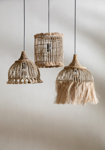 Lampa sznur wisząca - The Abaca Tassel S, E27, Trawa Abaca small 3