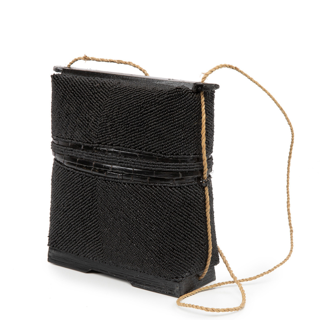 Pokaż Beaded Treasure Box - Black Beaded Treasure Box - Black
