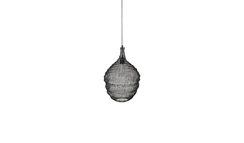 Sprawdź Lampa wisząca VENLA Lunares Design M czarna