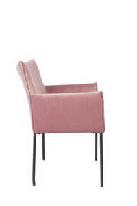 Fotel Lunares Design velvet różowy - wyprzedaż small 2