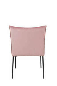 Fotel Lunares Design velvet różowy - wyprzedaż small 4