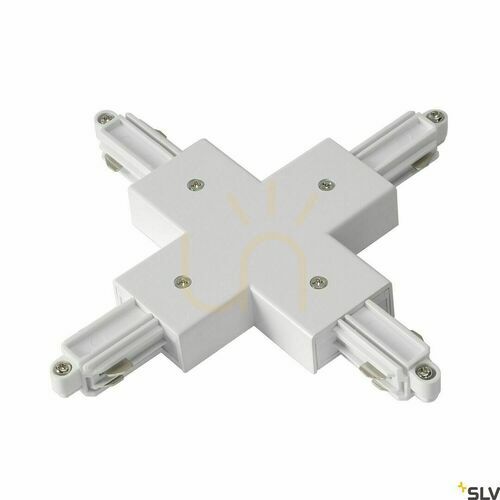 Sprawdź Łącznik X z zasilaniem do szynoprzewodu 1-fazowego SLV 1 SYSTEM biały 143161