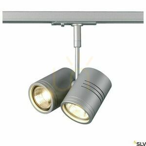 Reflektor do szynoprzewodu SLV BIMA 2 1-fazowy GU10 2x50W szary 143432 small 2