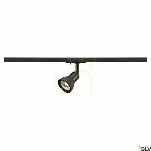 Sprawdź Reflektor do szynoprzewodu SLV PURIA czarny mat GU10 maks. 10 W 1-fazowy z adapterem 143450