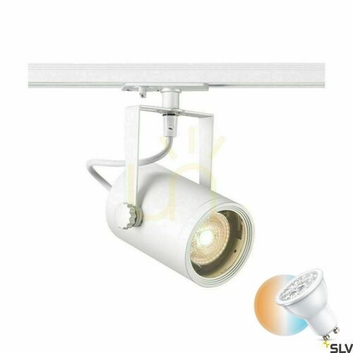 Sprawdź Reflektor do szynoprzewodu SLV EURO SPOT biały GU10 25W 1-fazowy 143811