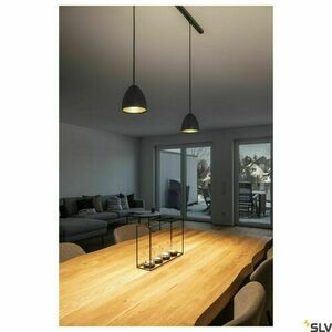 Lampa wisząca do szynoprzewodu SLV PARA CONE 14 czarna GU10 35W 143990 small 1