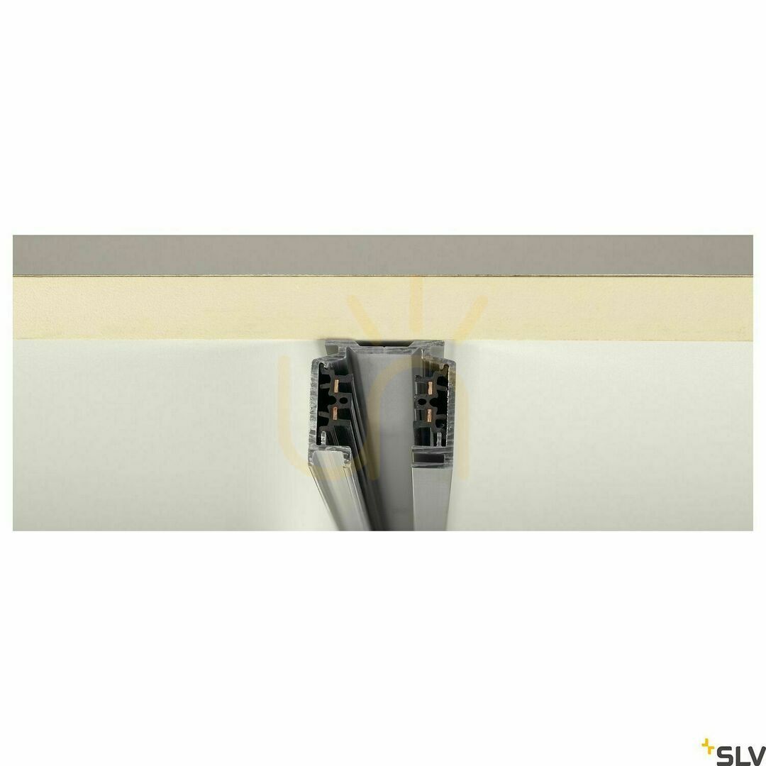 Obejrzyj Szyna oświetleniowa 3-fazowa SLV EUTRAC 100 cm szara aluminiowa 145102 Szyna oświetleniowa 3-fazowa SLV EUTRAC 100 cm szara aluminiowa 145102