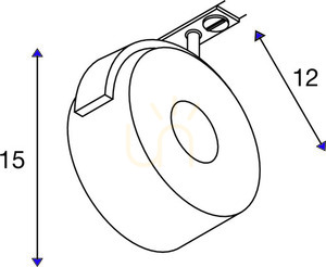 Reflektor szynowy SLV KALU TRACK 1-fazowy LED 13W 3000K czarny 1002854 4 Reflektor szynowy SLV KALU TRACK 1-fazowy LED 13W 3000K czarny 1002854 small 4