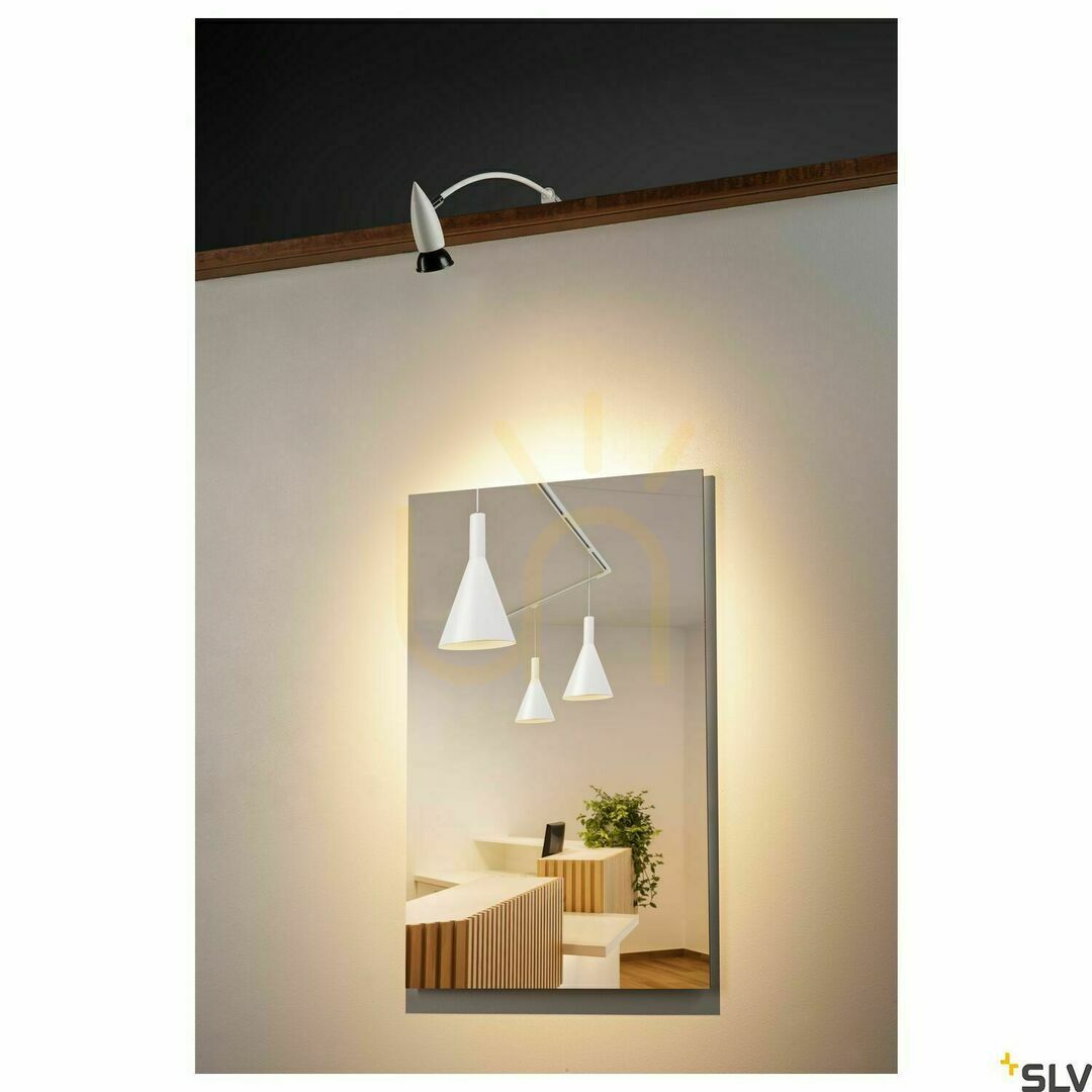 Pokaż Oświetlenie obrazów SLV DISPLAY białe GU10 46 cm 50W 1002860 Oświetlenie obrazów SLV DISPLAY białe GU10 46 cm 50W 1002860
