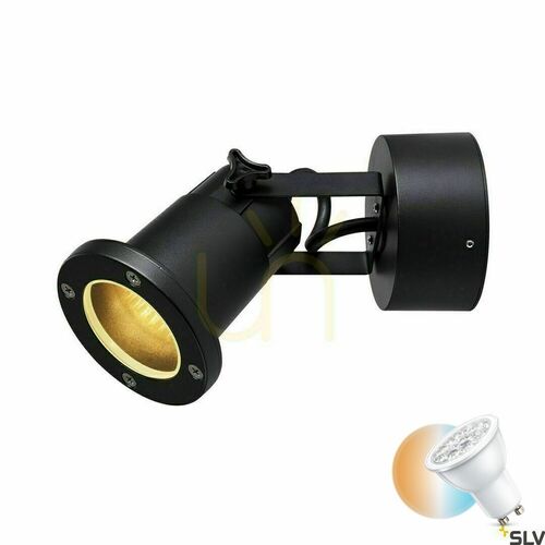 Sprawdź Lampa ogrodowa ścienna SLV Nautilus WL czarna 11W IP54 1002867