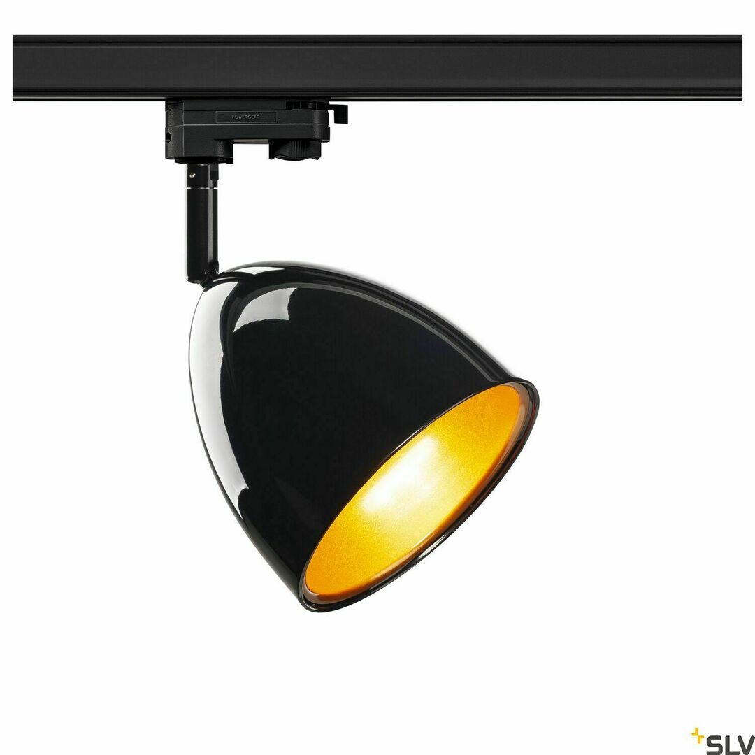 Pokaż Lampa do szynoprzewodu SLV PARA CONE 14 czarno-złota 3-fazowa GU10 25W 1002876 Lampa do szynoprzewodu SLV PARA CONE 14 czarno-złota 3-fazowa GU10 25W 1002876