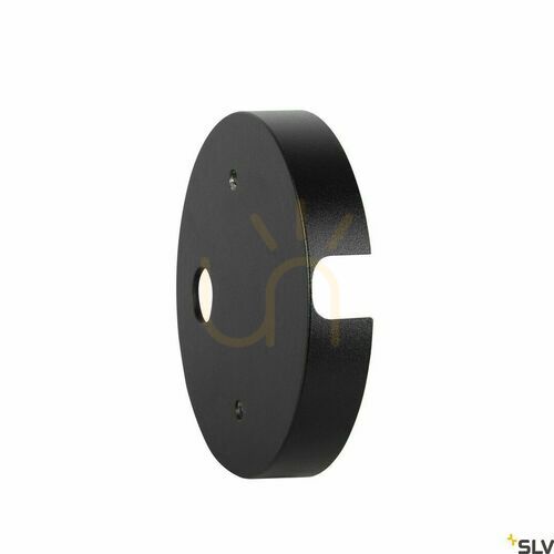 Sprawdź Płyta montażowa SLV NAUTILUS czarna aluminium 9,6 cm 1002884