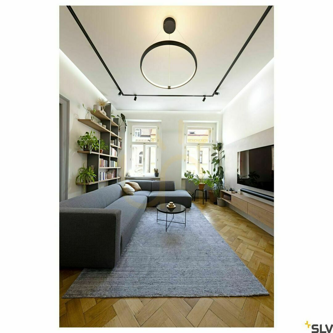 Wyświetl Lampa wisząca SLV ONE 60 LED DALI czarna 24W 3000/4000K 1002909 Lampa wisząca SLV ONE 60 LED DALI czarna 24W 3000/4000K 1002909