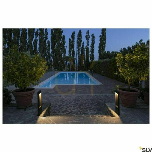 Sprawdź Słupek oświetleniowy SLV FLATT POLE 65 antracyt LED 10W IP65 1002956