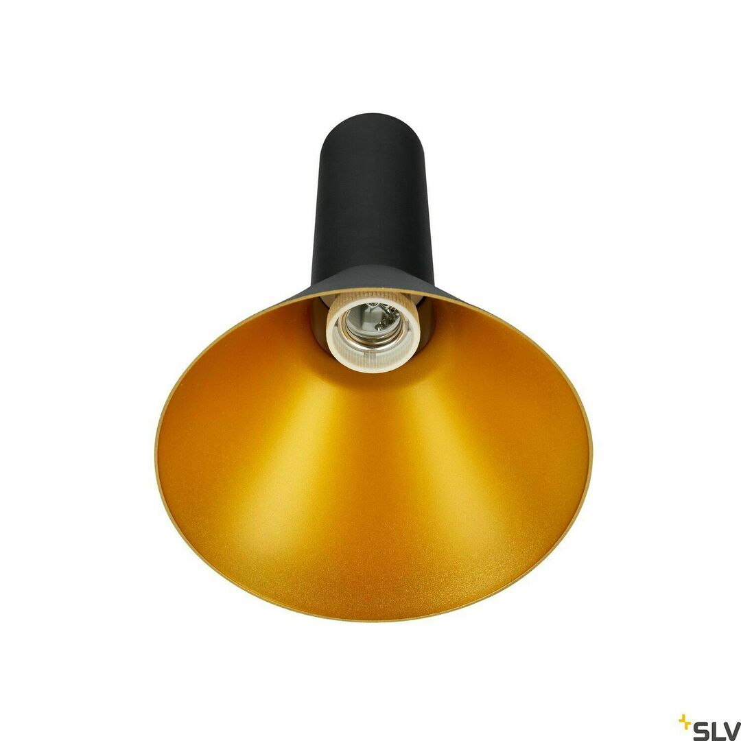 Obejrzyj Lampa wisząca SLV PHELIA 175 czarno-złota E27 1002948 Lampa wisząca SLV PHELIA 175 czarno-złota E27 1002948