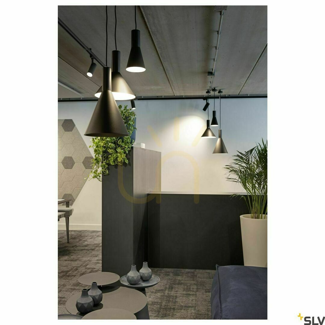 Pokaż Lampa wisząca SLV PHELIA 275 E27 czarno-złota 1002949 Lampa wisząca SLV PHELIA 275 E27 czarno-złota 1002949