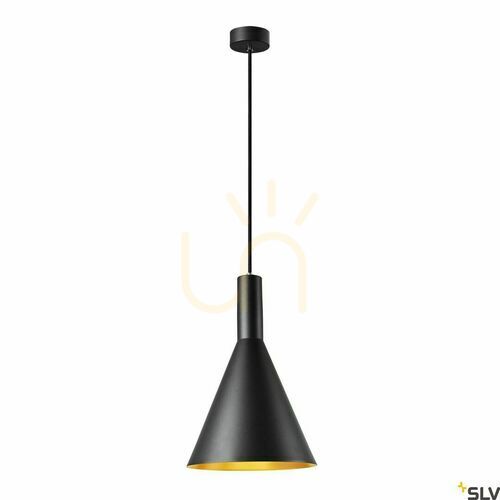Sprawdź Lampa wisząca SLV PHELIA 280 czarno-złota E27 1002950