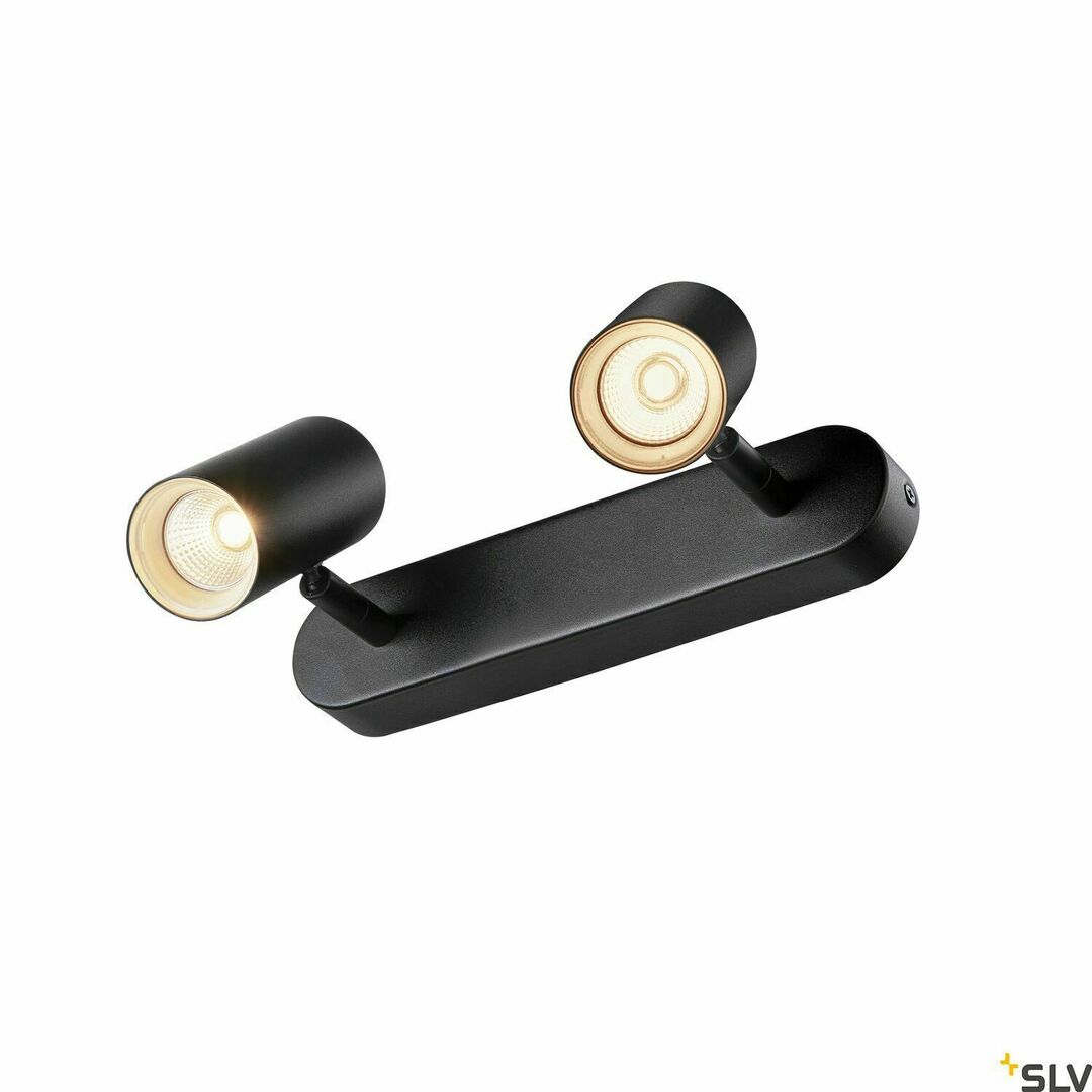 Zobacz Lampa natynkowa SLV NOBLO II LED czarna 16W 2700K 1002973 Lampa natynkowa SLV NOBLO II LED czarna 16W 2700K 1002973