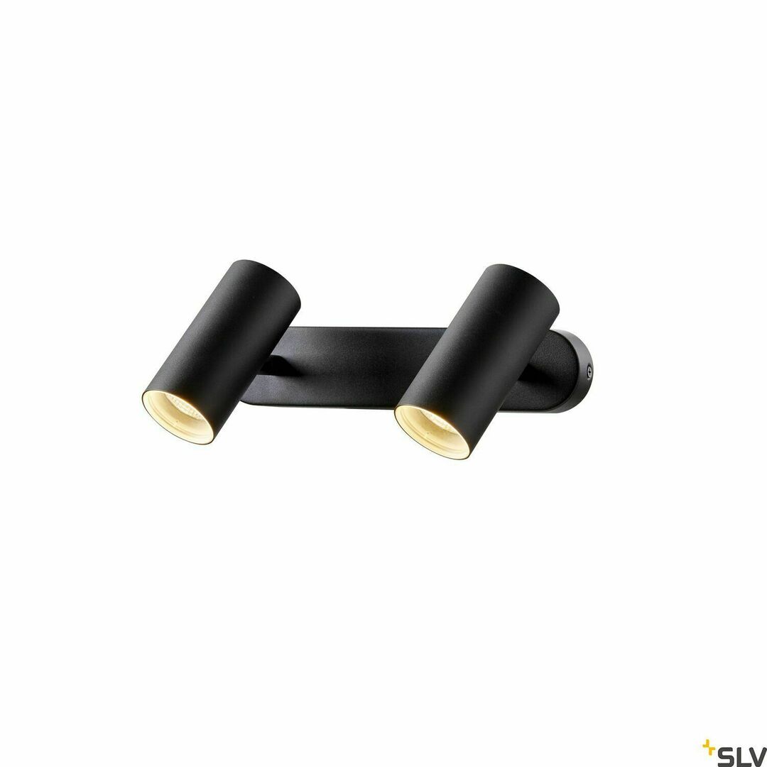 Obejrzyj Lampa natynkowa SLV NOBLO II LED czarna 16W 2700K 1002973 Lampa natynkowa SLV NOBLO II LED czarna 16W 2700K 1002973