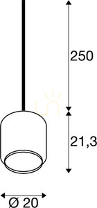 Lampa wisząca SLV PANTILO 20 chrom szkło 20 cm 1003004 small 6