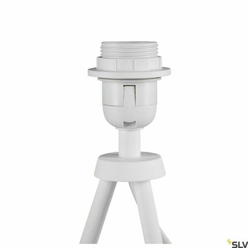 Sprawdź Podstawa lampy stołowej SLV FENDA II E27 biała bez klosza maks. 40W 1003032