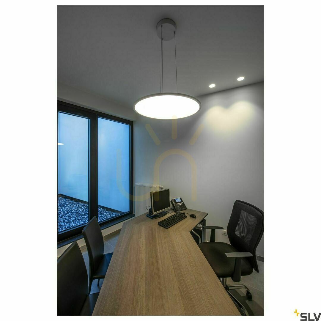 Obejrzyj Lampa wisząca SLV LED PANEL 60 DALI szara 43W 4000K 1003047 Lampa wisząca SLV LED PANEL 60 DALI szara 43W 4000K 1003047